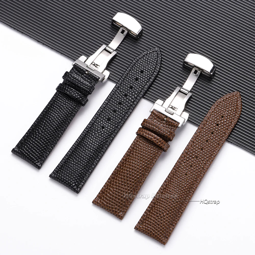 CowLost | product_id-calfskin-lizard-pattern-leather-watchband-14-22mm-with-secure-butterfly-buckle |2