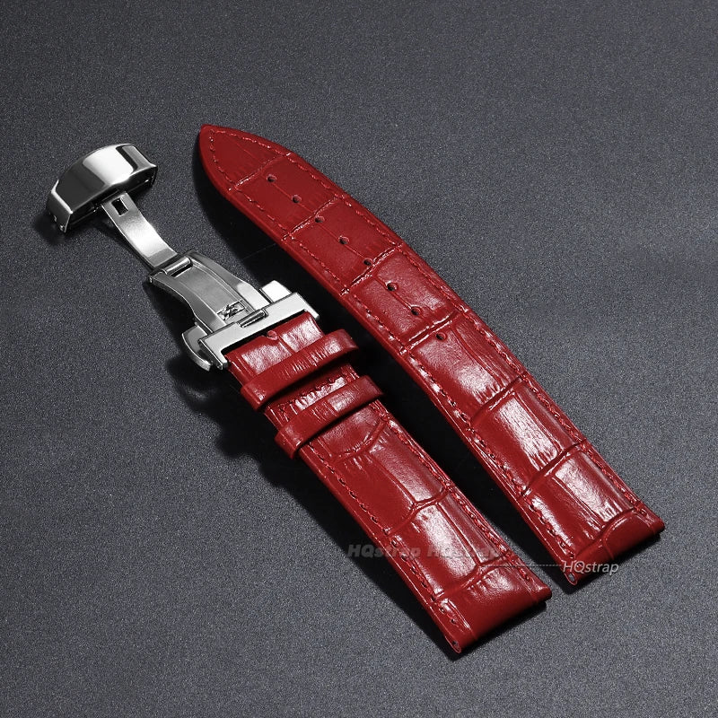 CowLost | product_id-genuine-calfskin-leather-watchband-14-24mm-folding-buckle-unisex-strap-for-business-watches |9