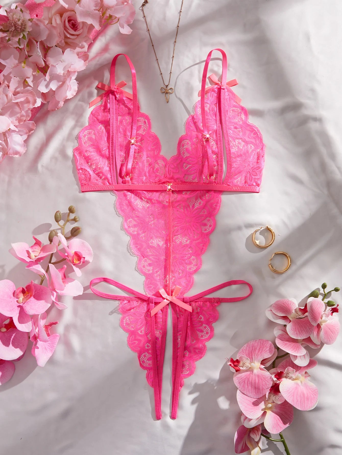 CowLost | open-chest-sexy-bodysuit-crotchless-adult-erotic-womens-lingerie-lace |3