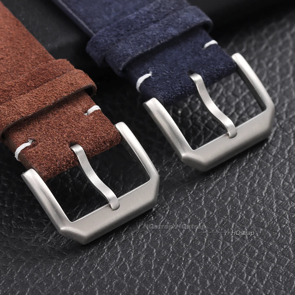 CowLost | product_id-brushed-stainless-steel-watch-pin-buckle-16-20mm-silver-gold-black-for-leather-strap |3