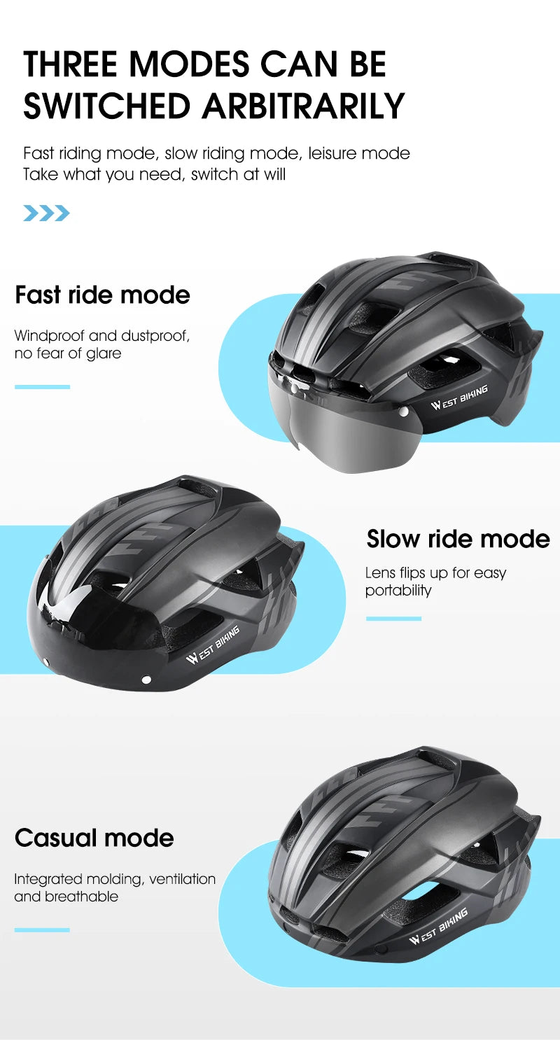 CowLost | west-biking-integrated-ultralight-bike-helmet-with-taillight-goggle-men-women-cycling-safety-hat-mtb-road-bike-motorcycle-helmet |18