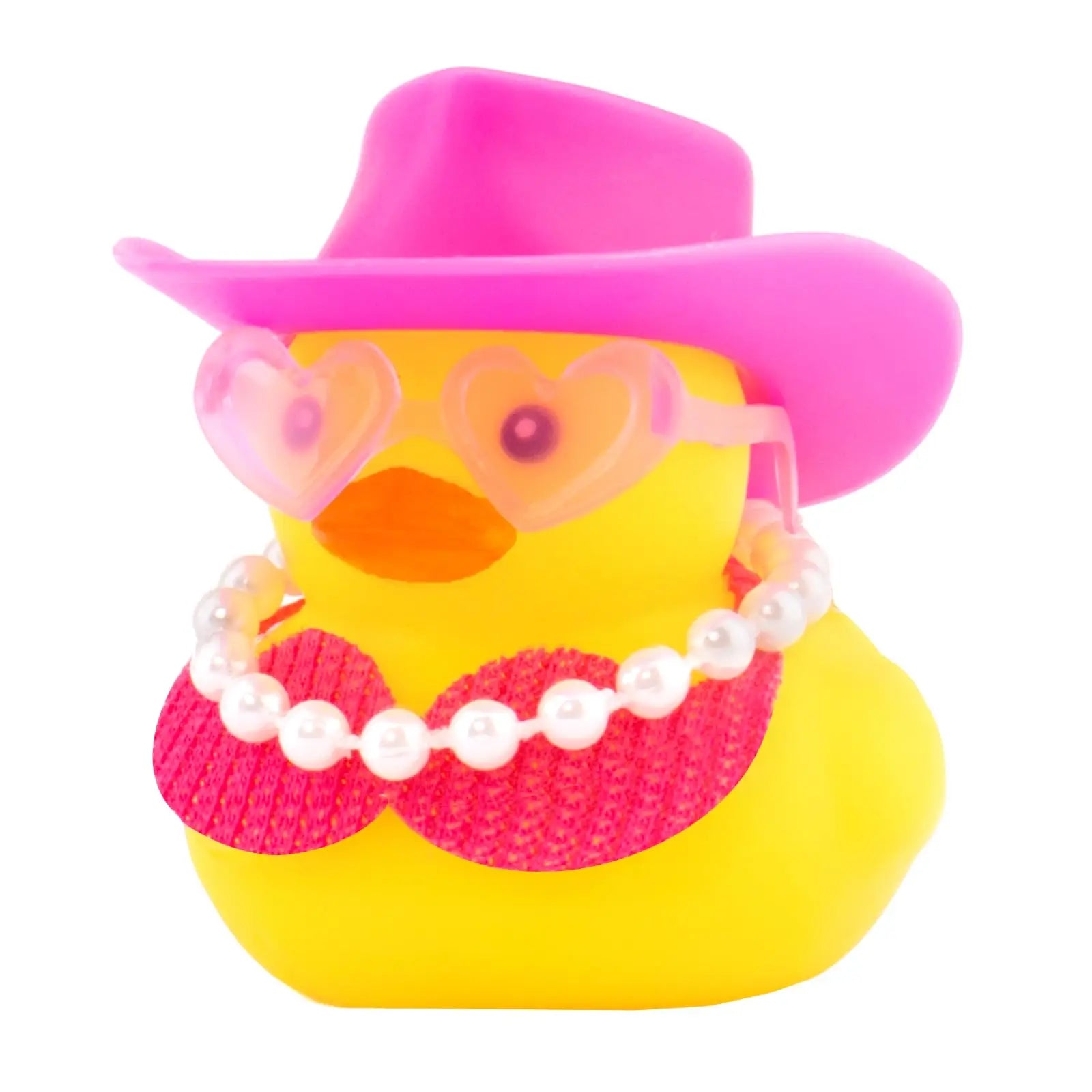 CowLost | 1-set-cowboy-car-rubber-duck-black-duck-decoration-dashboard-with-sun-hat-for-car-dashboard-decorations-2 |1