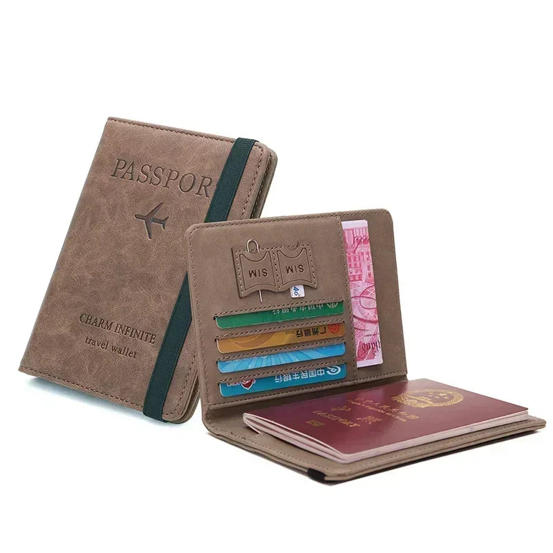 CowLost | elastic-band-leather-passport-cover-travel |5