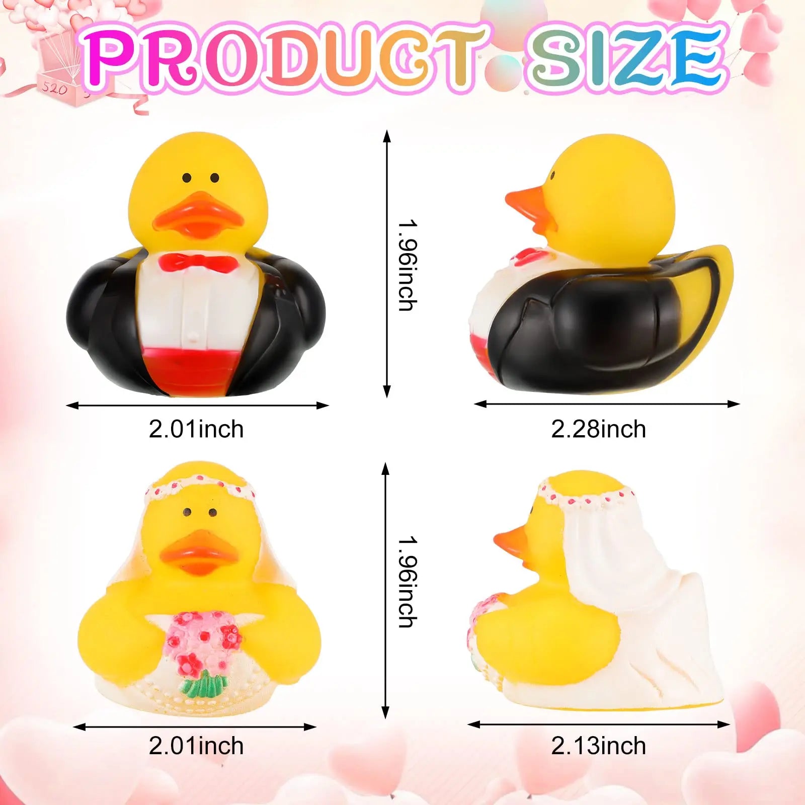 CowLost | product_id-wedding-bride-and-groom-rubber-ducks-bulk-wedding-decorations-gift-bags-marriage-blessings |2