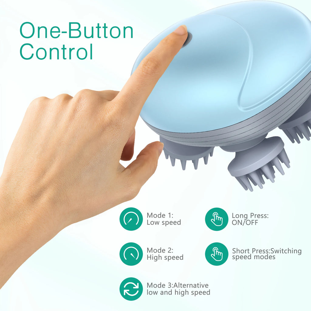 ORIA Handheld Electric Cat Massager for Relaxation and Hair Growth