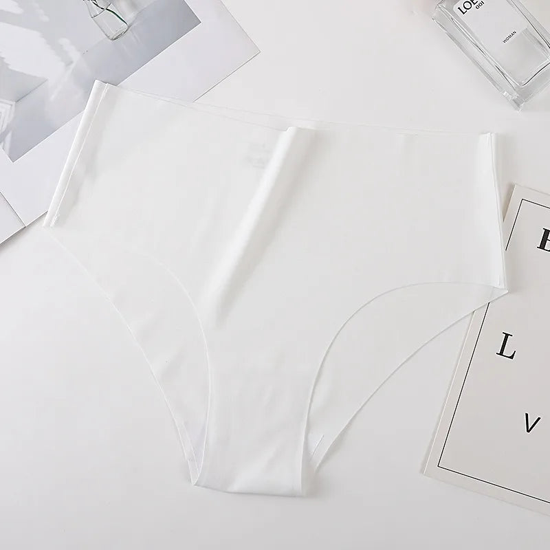 CowLost | product_id-2pcs-womens-high-waist-seamless-ice-silk-briefs-xs-xl |9