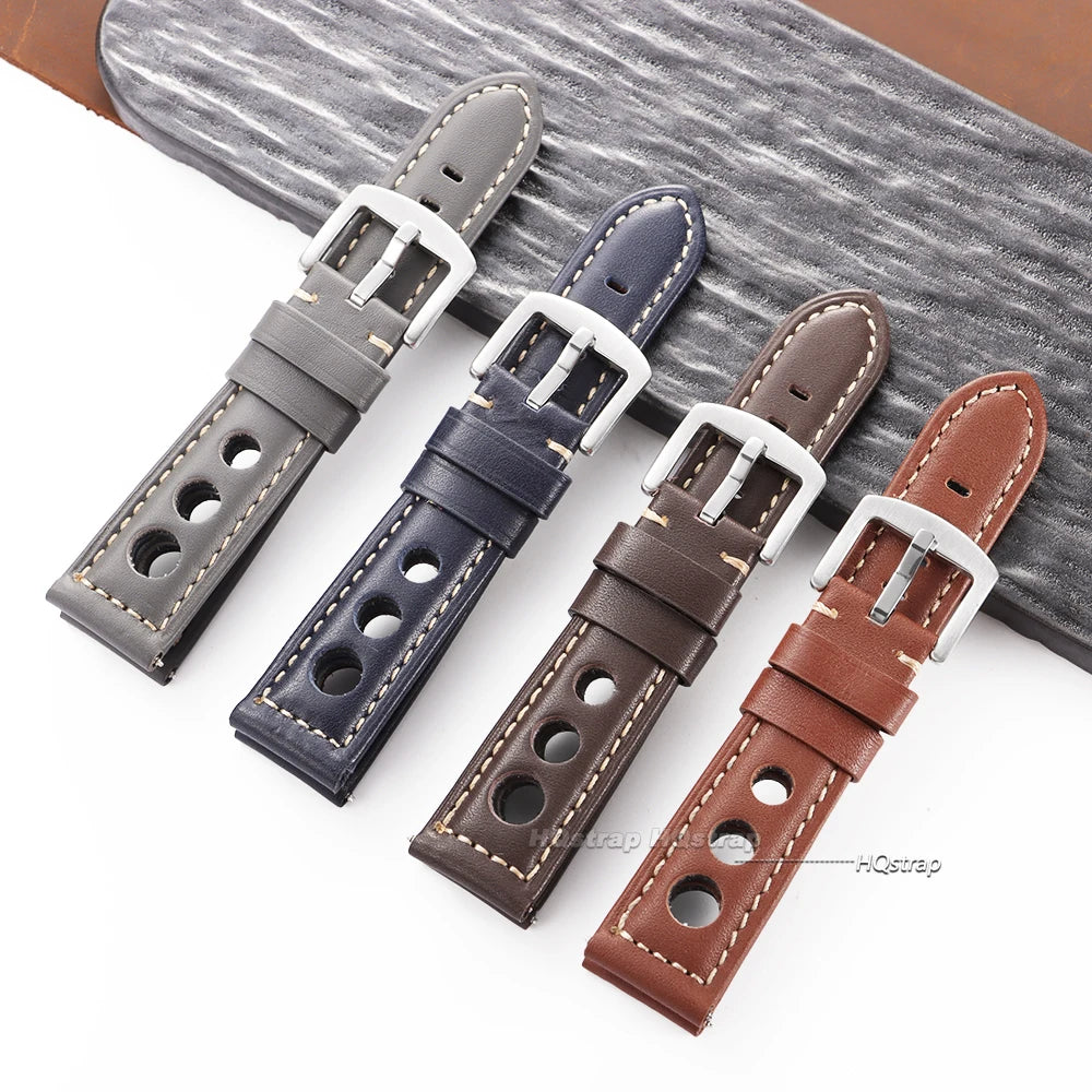 CowLost | cowhide-watch-strap-vintage-genuine-leather-20mm-22mm-24mm-26mm-watchband-women-men-watch-band-for-seiko-belt-with-pin-buckle |2