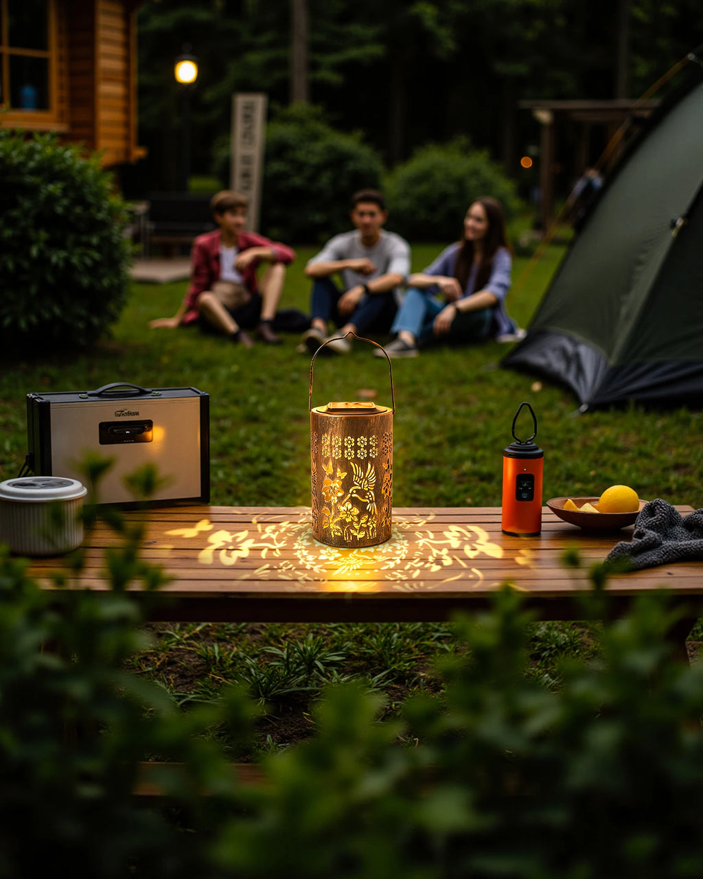 2025 Fairy Solar Lantern with Upgraded LED Beads, IP67 Waterproof Warm White Light for Garden Patio Path