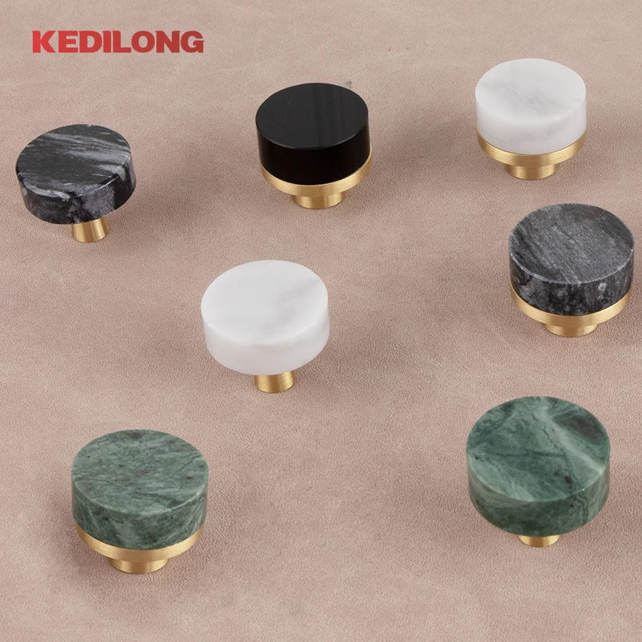 CowLost | kedlo-european-luxury-brass-marble-pull-handle-kitchen-cabinet-drawer |5