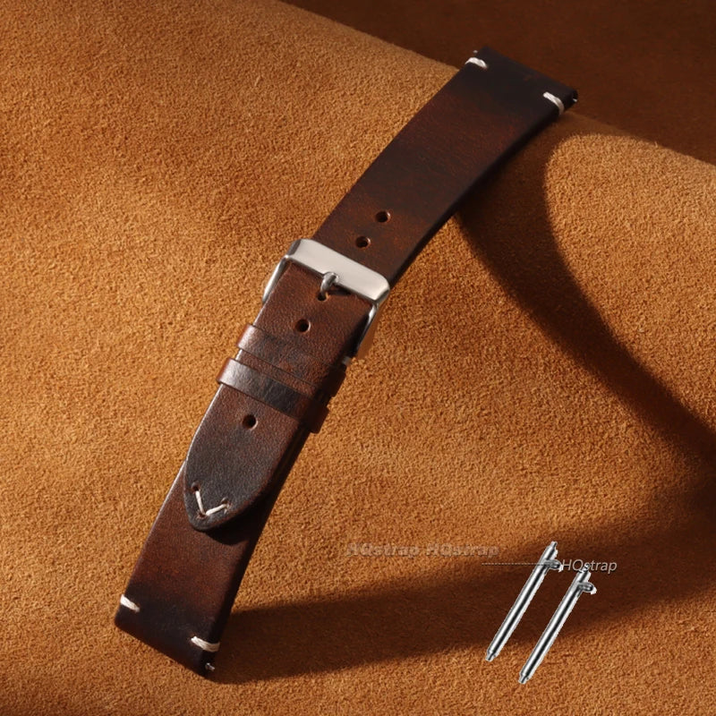 CowLost | watch-bands-product_id-vintage-oil-wax-leather-watch-band-18-22mm-handmade-cowhide-strap-quick-release-for-seiko-smartwatch |8