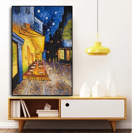 CowLost | famous-van-gogh-cafe-terrace-at-night-oil-painting-reproductions-on-canvas |6