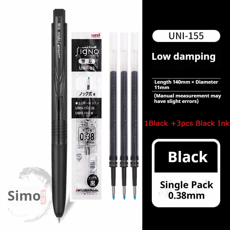 CowLost | product_id-mitsubishi-uni-signo-umn155-gel-pen-0-38-0-5mm-black-red-blue-quick-dry-smooth-low-friction |57