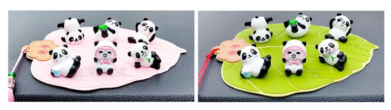 CowLost | product_id-6-8pcs-mini-giant-panda-car-dashboard-ornaments-navigator-screen-decoration-toy-gift-set |11