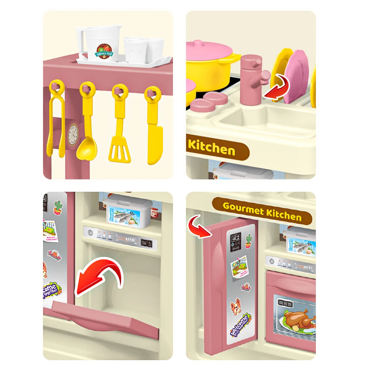 CowLost | product_id-mini-play-food-kitchen-toy-set-with-pizza-cake-milk-bread-and-utensils-for-kids-3 |5