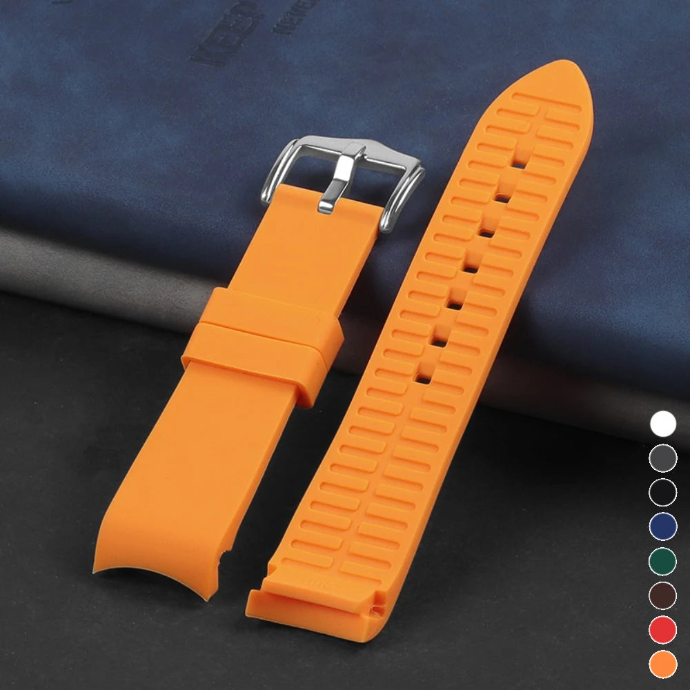 CowLost | curved-end-rubber-strap-20mm-22mm-silicone-watch-band-for-seiko-waterproof-sport-bracelet-for-rolex-high-quality-wristband-belt |1