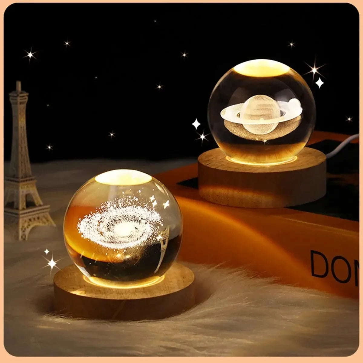 CowLost | product_id-6cm-3d-crystal-ball-led-solar-system-planets-moon-astronaut-decoration |4