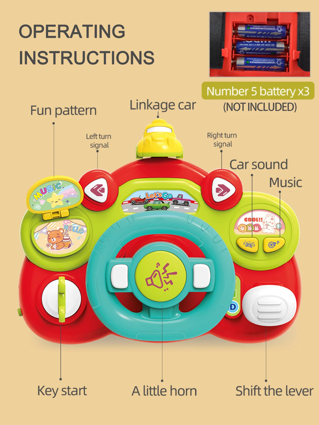 CowLost | product_id-music-steering-wheel-toy-multifunctional-early-education-learning-gift-for-kids |13