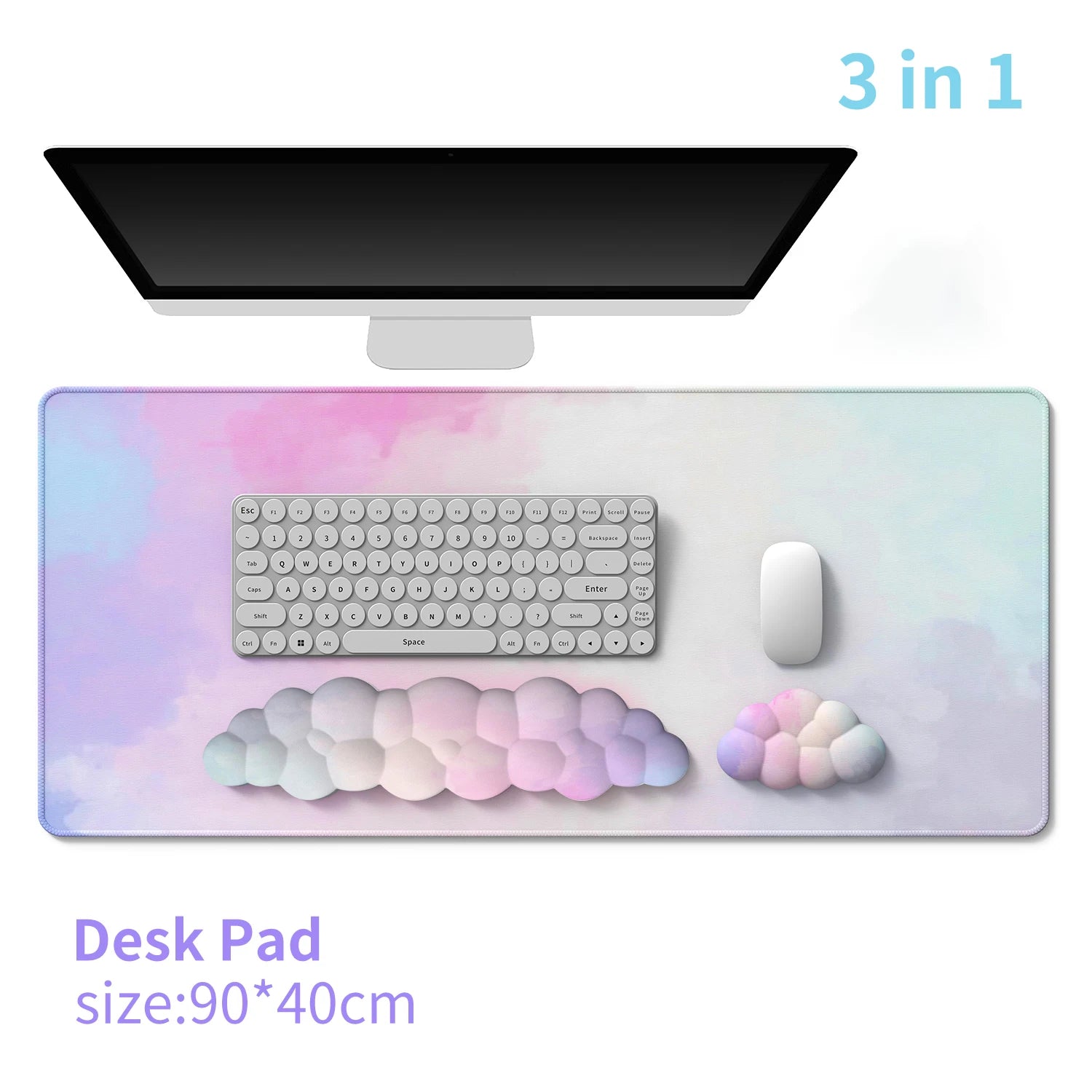 CowLost | cloud-gradient-gaming-keyboard-pad-wrist |32