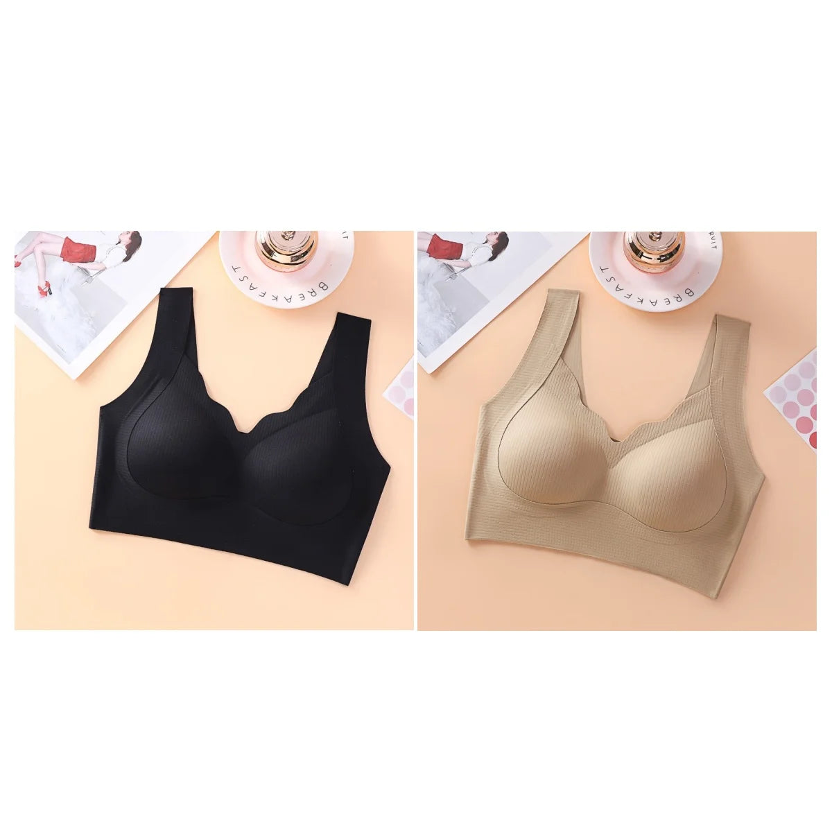 CowLost | product_id-2pcs-wireless-seamless-padded-bralettes-for-women-breathable-fitness-lingerie |16