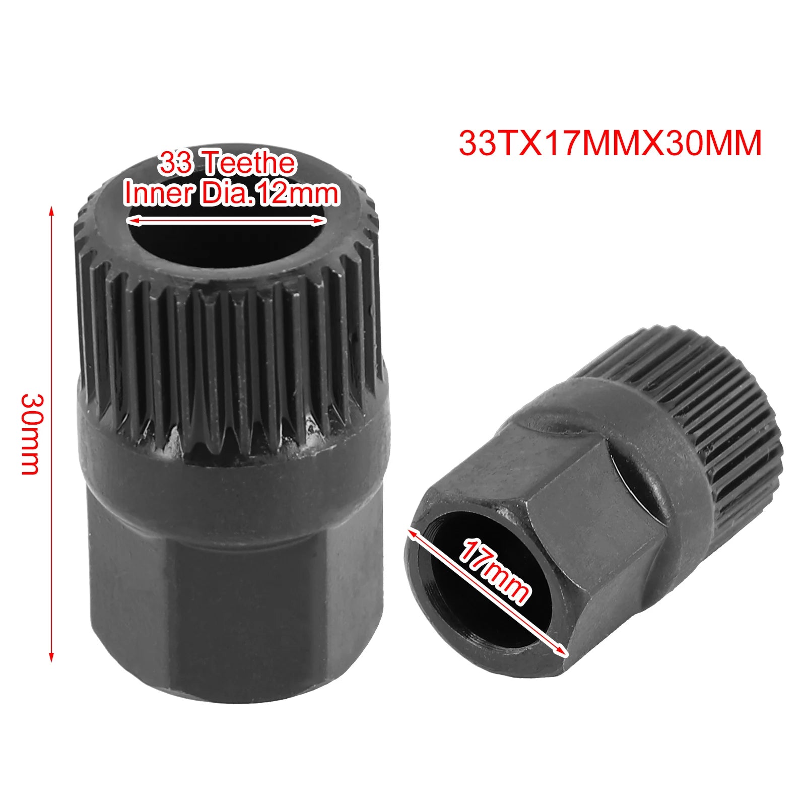CowLost | product_id-33-tooth-alternator-clutch-free-wheel-pulley-removal-tool-t50-torx-17x33x30mm-for-v-belt |19