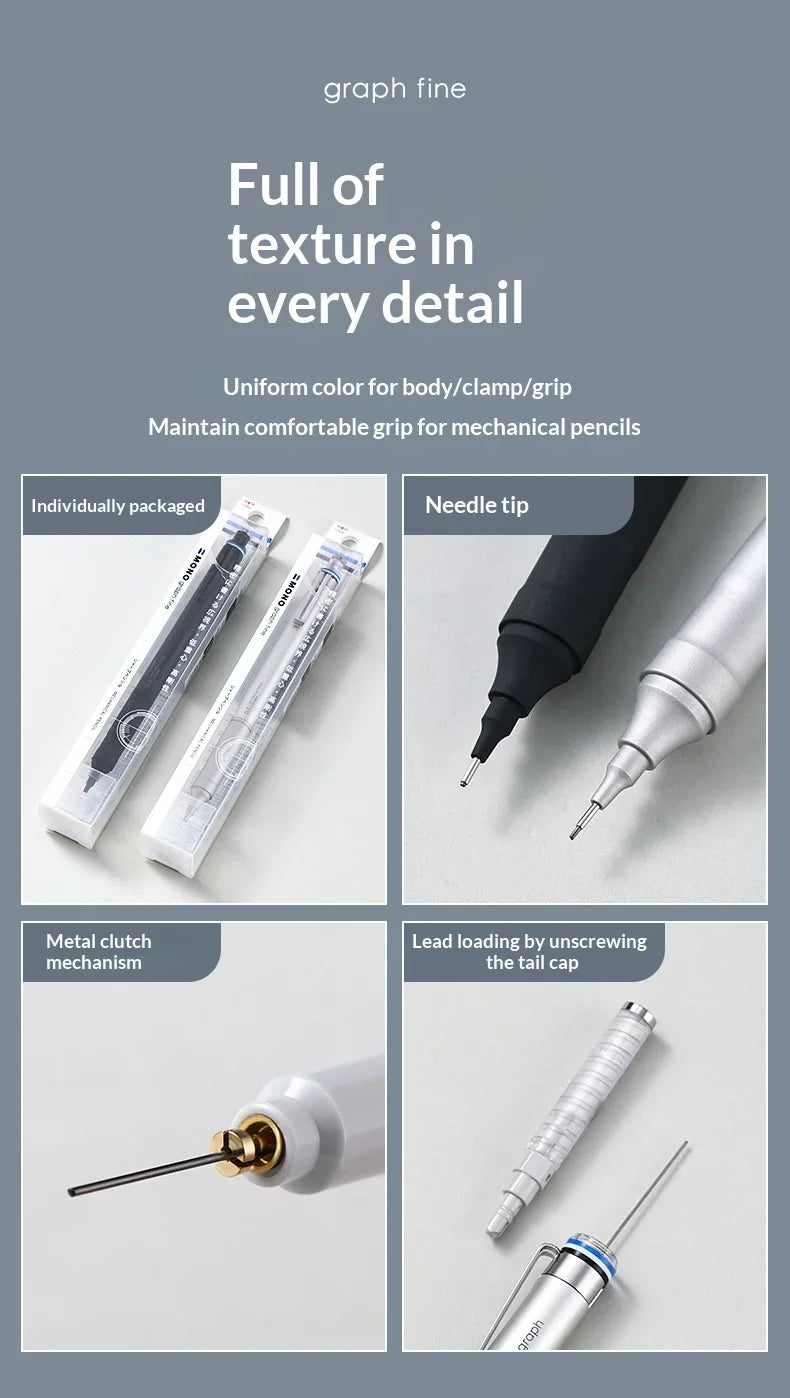 CowLost | product_id-tombow-mono-graph-fine-0-5mm-mechanical-pencil-with-metal-grip-and-eraser-for-professionals |23