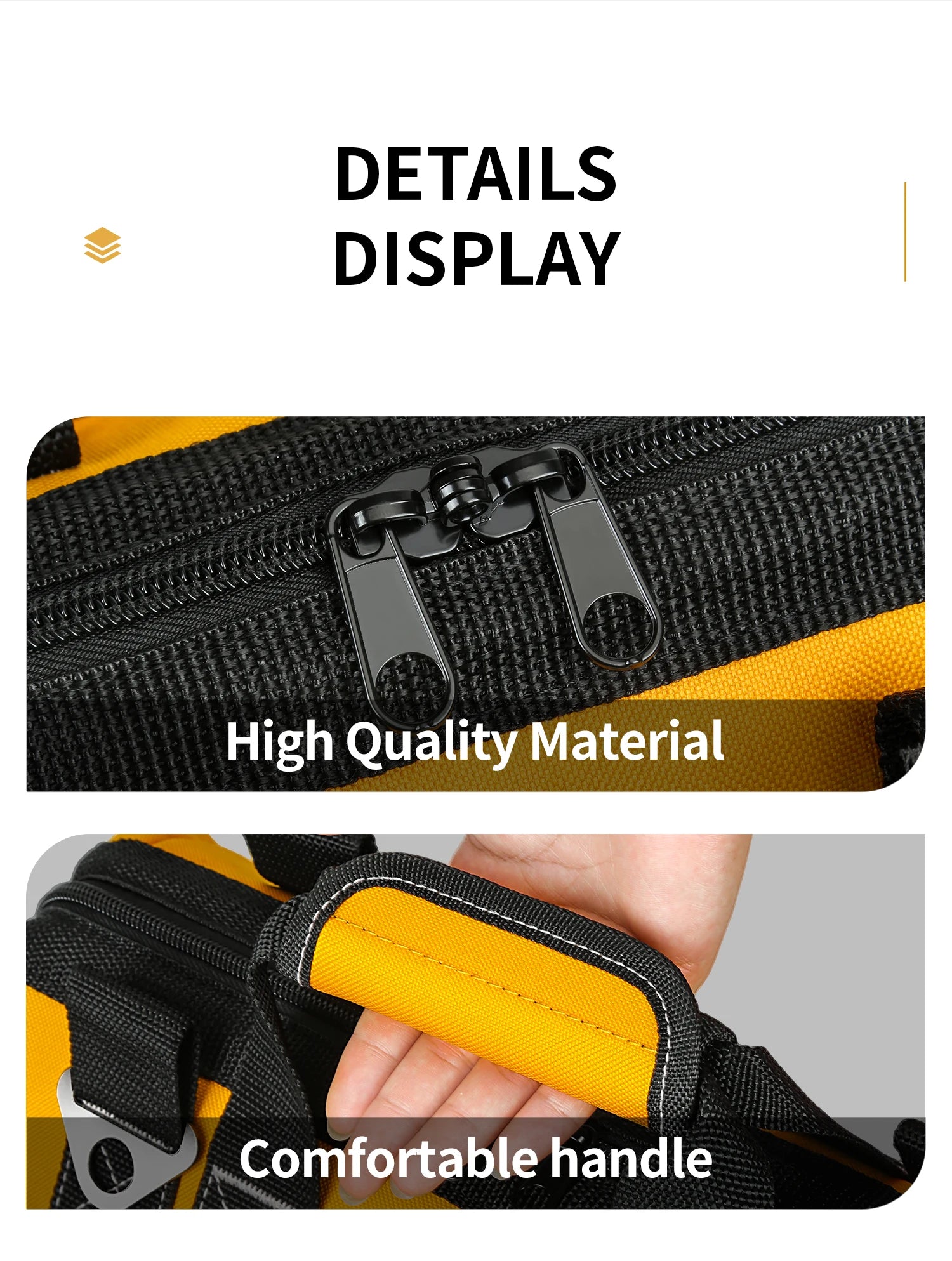 CowLost | product_id-heavy-duty-14-pocket-tool-bag-with-adjustable-shoulder-strap-organizer-storage |14
