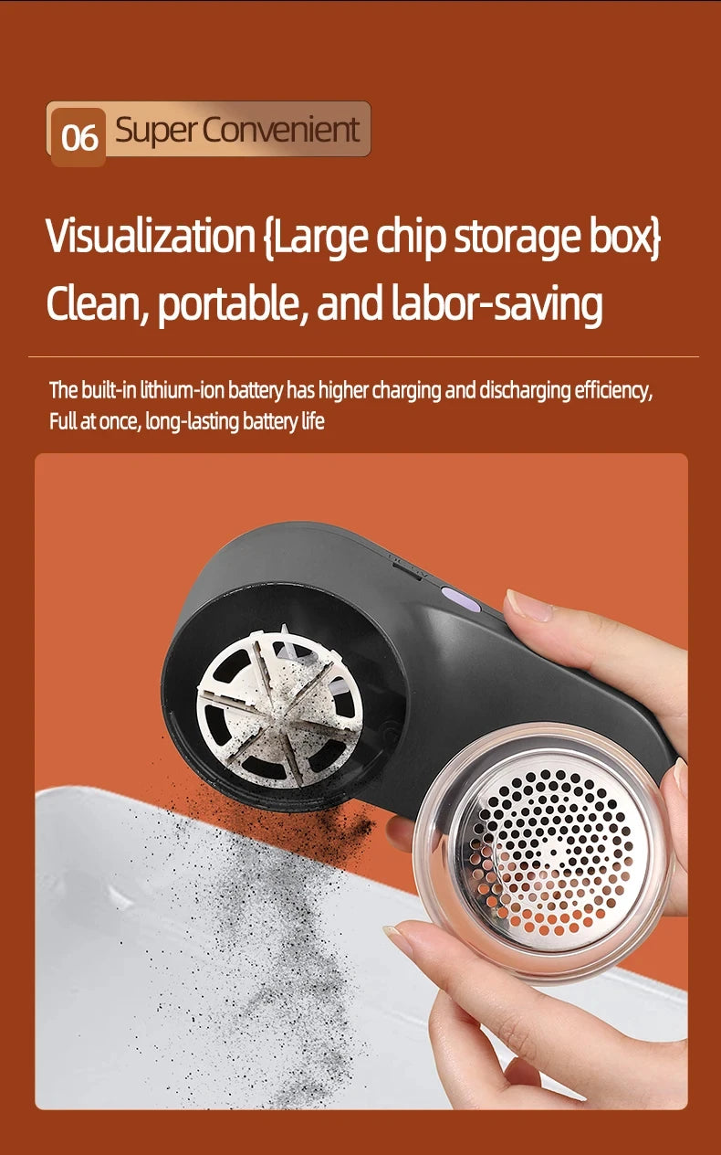 CowLost | product_id-homefish-usb-rechargeable-led-digital-fabric-lint-remover-shaver-for-sweaters |20
