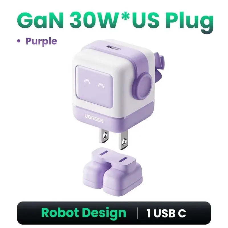 CowLost | ugreen-uno-100w-gan-charger-robot-design-qc4-0-3-0-pps |17