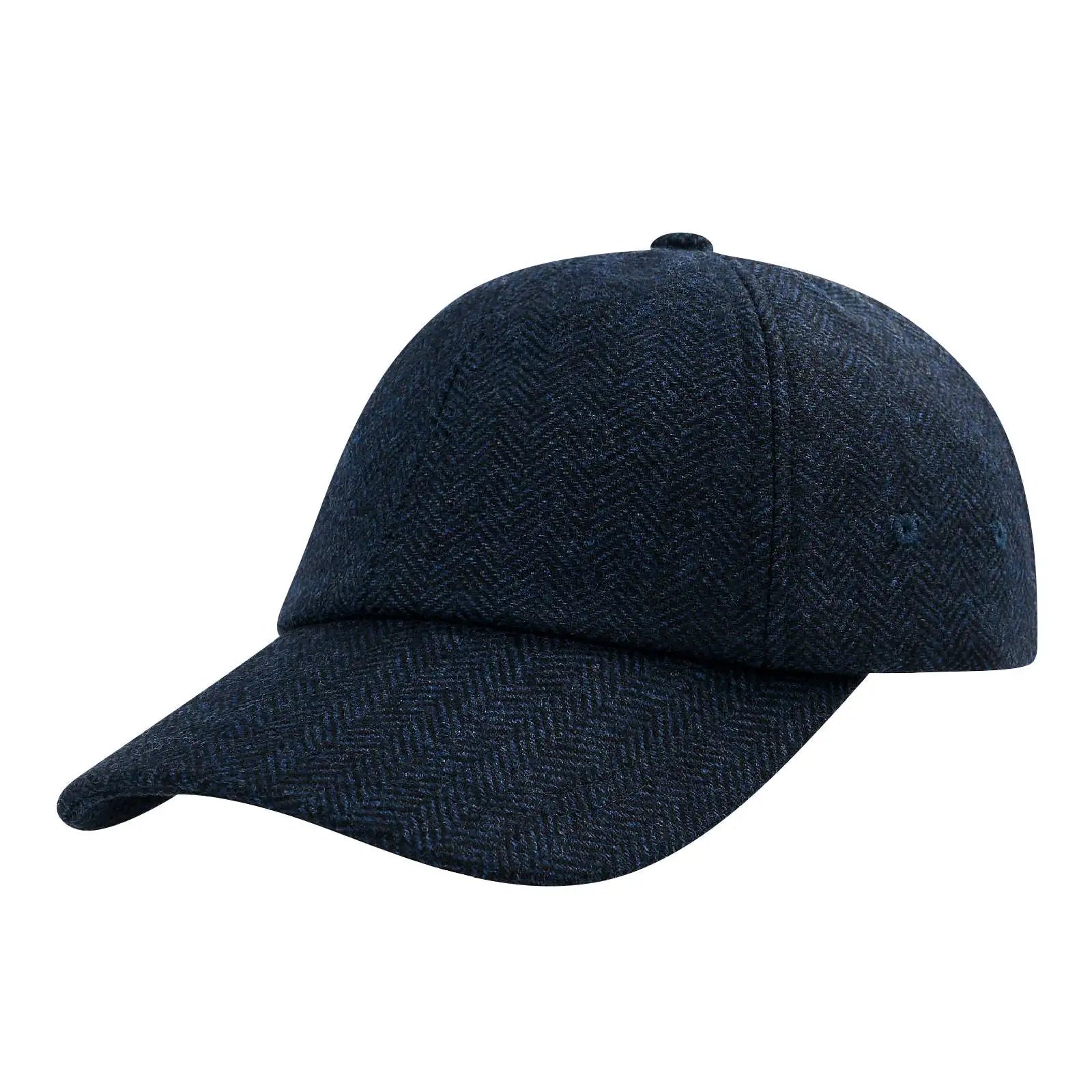 CowLost | botvela-mens-wool-tweed-baseball-cap-casual-style-soft-adjustable-unstructured-hat |25