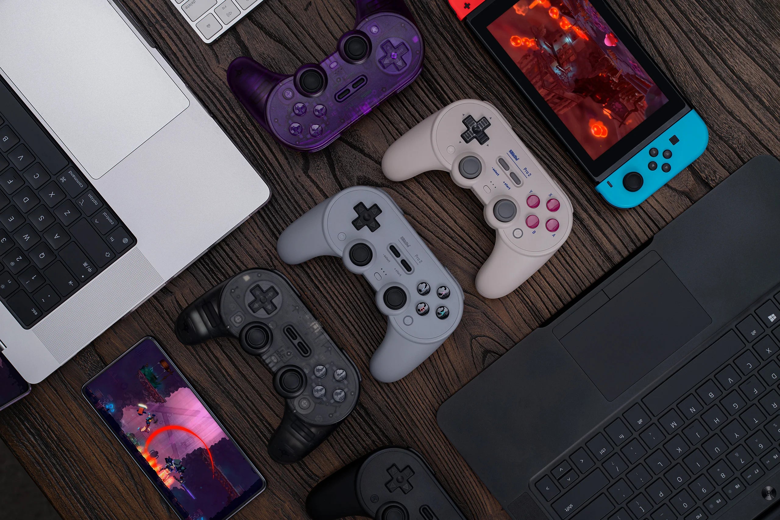 CowLost | 8bitdo-new-pro-2-bluetooth-gamepad-with-hall-effect-joystick-for-nintendo-switch-pc-macos-android-steam-deck-raspberry-pi |3