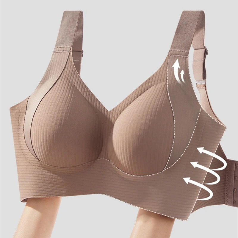CowLost | product_id-womens-seamless-wire-free-push-up-bra-thin-anti-sagging-large-size |2