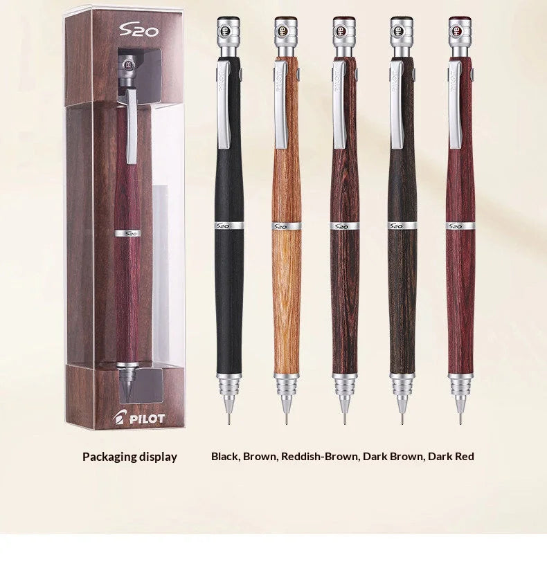 CowLost | product_id-pilot-s20-professional-mechanical-pencil-0-5mm-with-hippopotamus-wood-barrel-for-technical-drawing |25