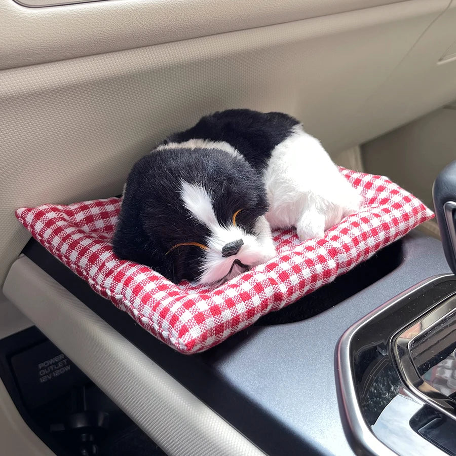 CowLost | product_id-fluffy-dog-plush-puppy-ornament-for-car-and-home-decoration |4