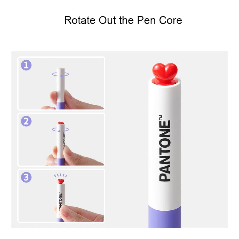 CowLost | product_id-2pcs-kaco-x-pantone-first-kwaii-love-gel-pen-set-for-students-office |2