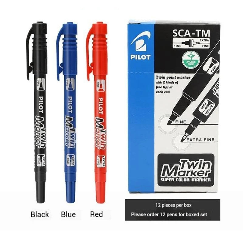 CowLost | product_id-pilot-oil-based-permanent-marker-pen-2-in-1-dual-tip-fine-bold-quick-drying-waterproof-smudge-proof |6