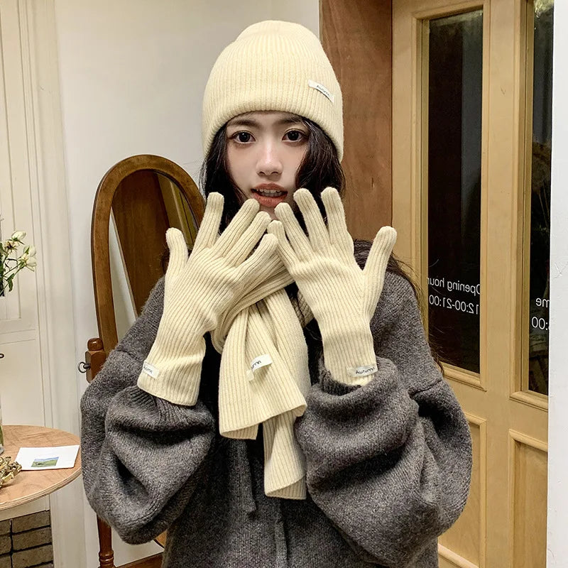 CowLost | knit-neck-scarf-gloves-caps-three-piece-set-for-women-men |19