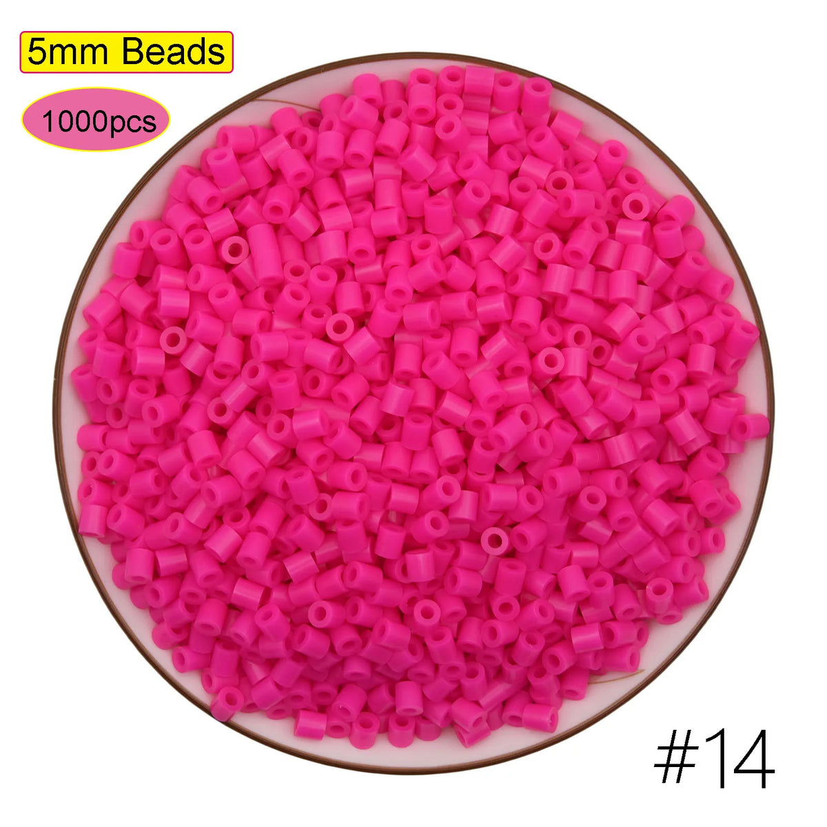 Perler 5mm Pearly Iron Beads 1000pcs DIY Puzzle Toy for Kids