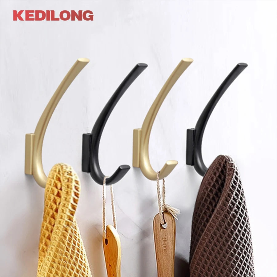 CowLost | modern-minimalist-zinc-alloy-black-clothes-hook-furniture |5