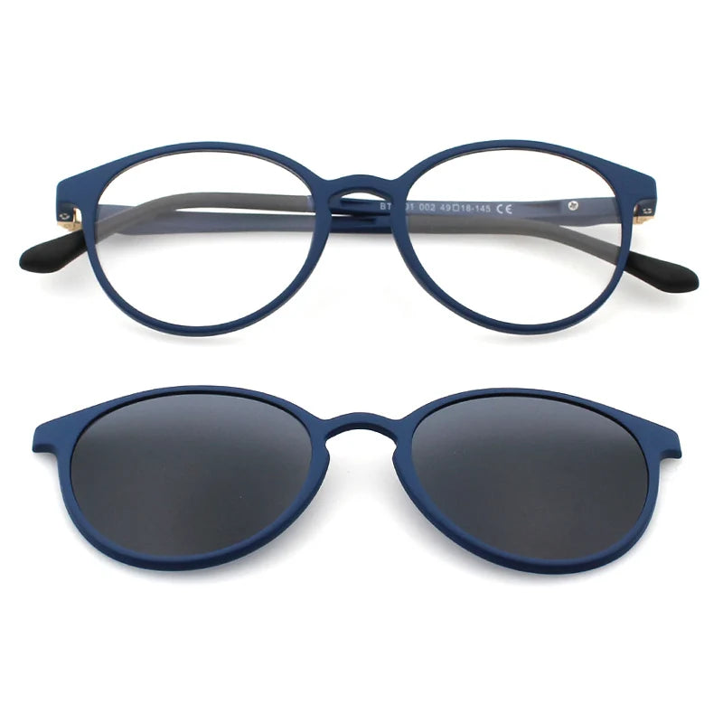 CowLost | zenottic-magnetic-clip-on-sunglasses-polarized-sunglasses-myopia-glasses-frame-2-in-1 |25