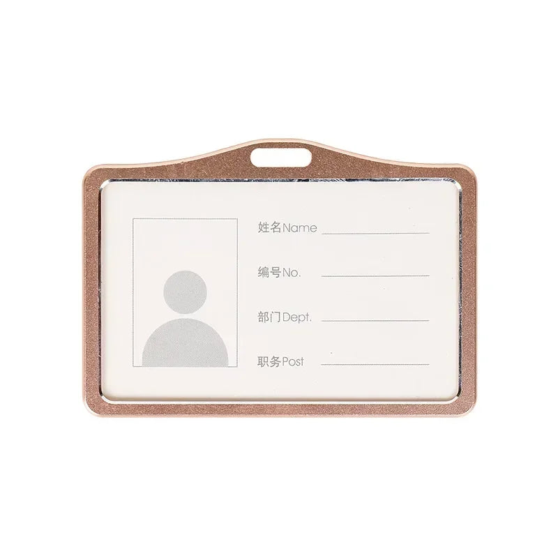 1 Pcs Aluminum Alloy Card Cover Case Bank Business Work Card Holder