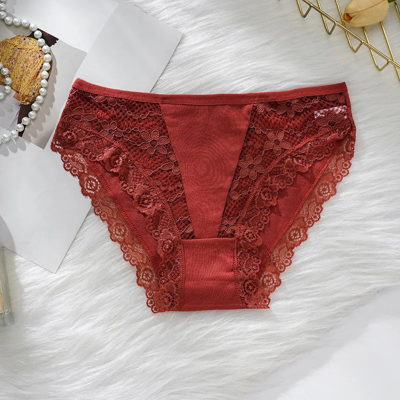 CowLost | product_id-women-s-low-rise-cotton-lace-patchwork-briefs-m-xl-sexy-panties |13