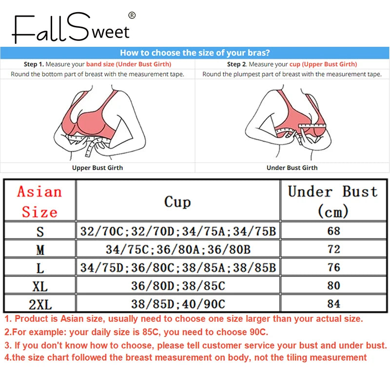 CowLost | product_id-fallsweet-wire-free-front-closure-seamless-full-coverage-bra-large-size-comfort |4