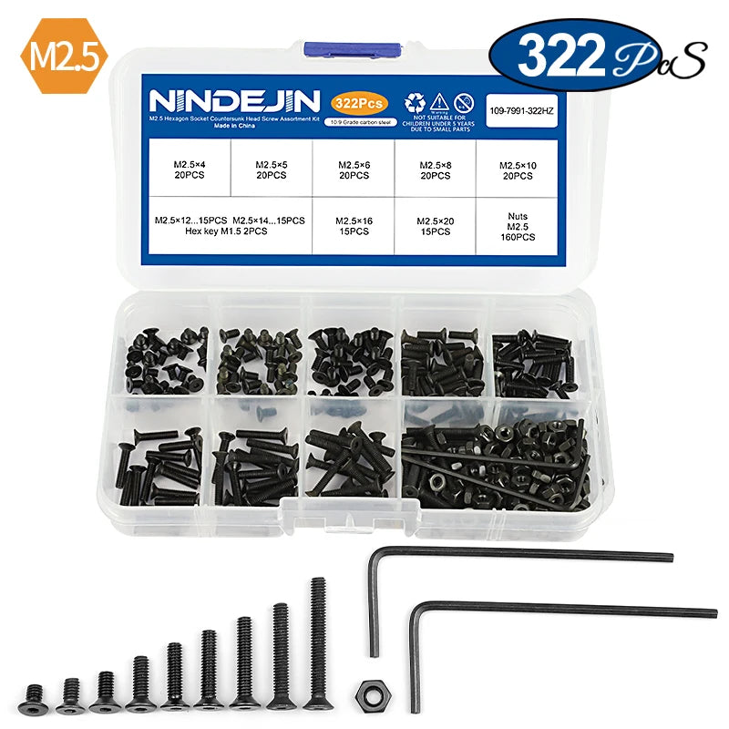 CowLost | nindejin-hex-hexagon-socket-countersunk-head-screw-kit |14