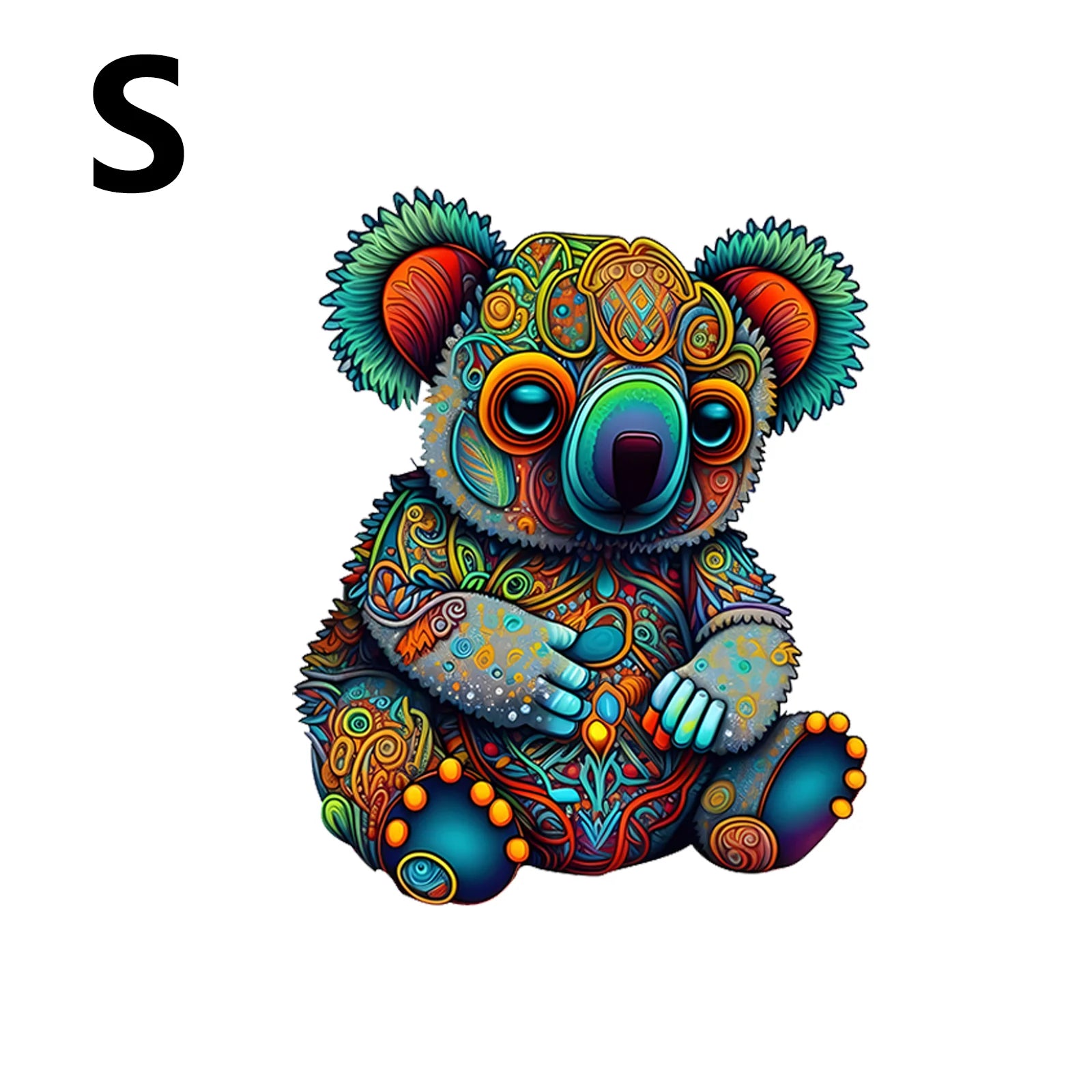 CowLost | product_id-koala-wooden-jigsaw-puzzle-irregular-animal-pattern-educational-toy-gift-for-halloween-christmas |12