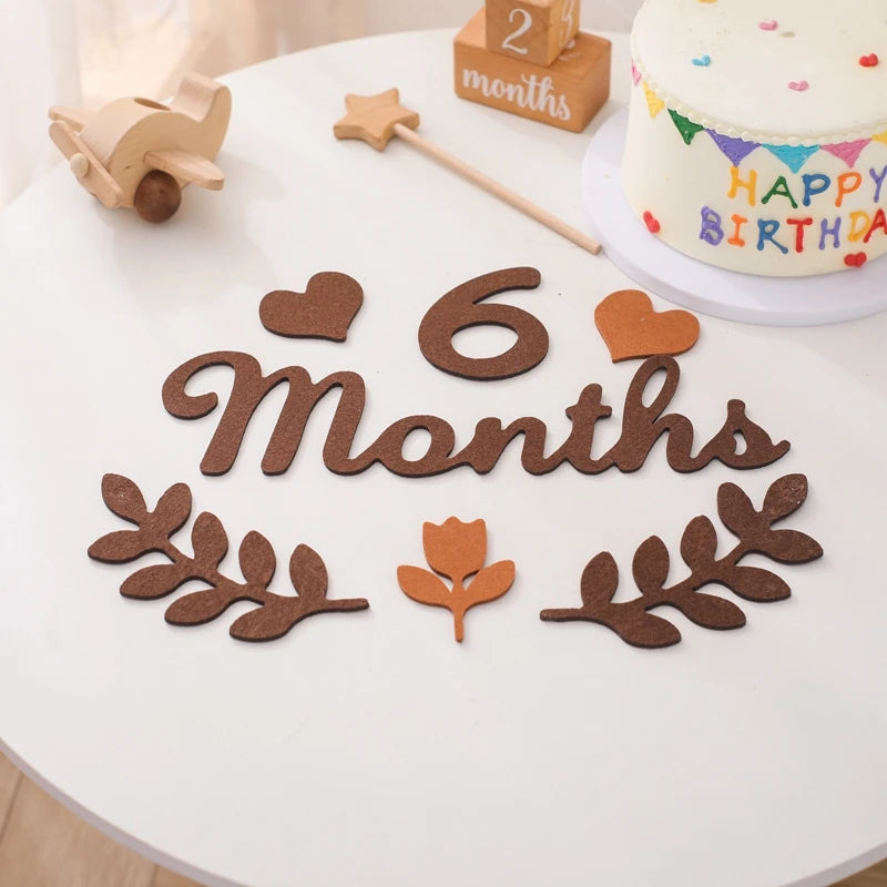 CowLost | baby-transport-accessories-felt-newborn-photography-milestone-props-0-12-months |5