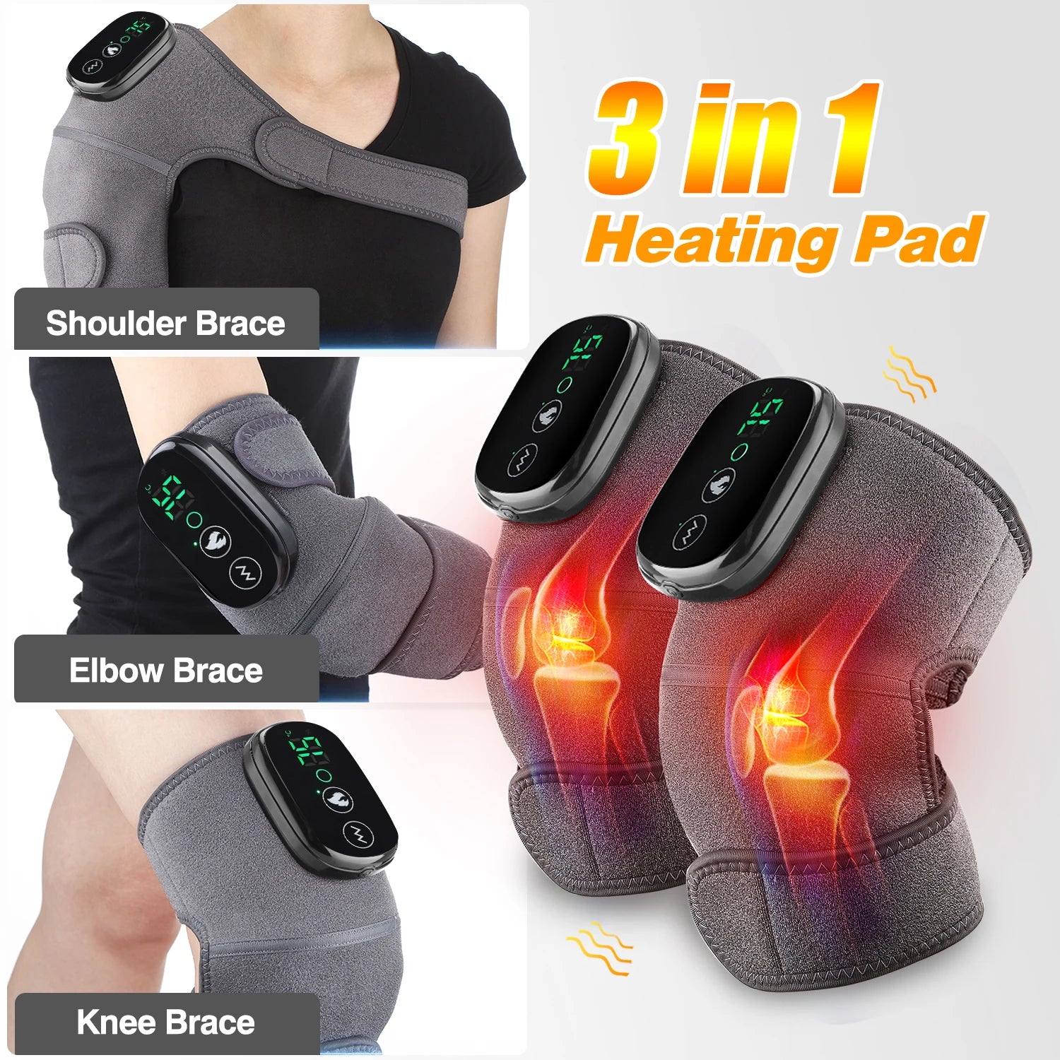 CowLost | eletric-heating-knee-massage-device-vibration-knee-pads-for-shoulder-elbow-joint |17
