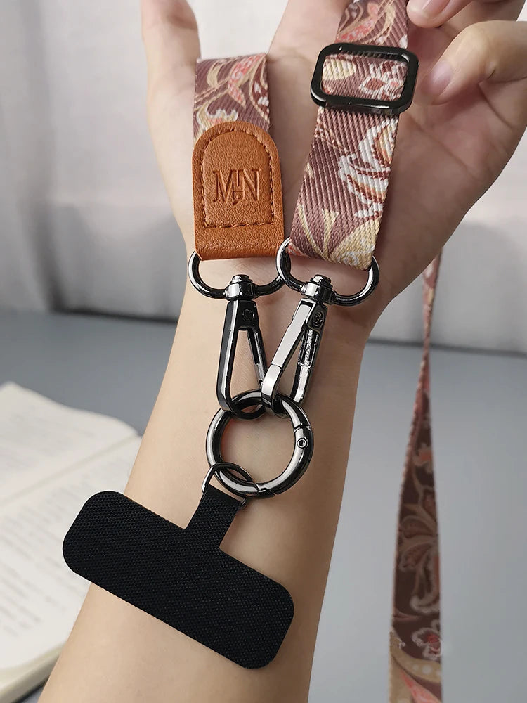 CowLost | uncategorized-adjustable-retro-pattern-crossbody-cell-phone-lanyard-with-card-gasket |9