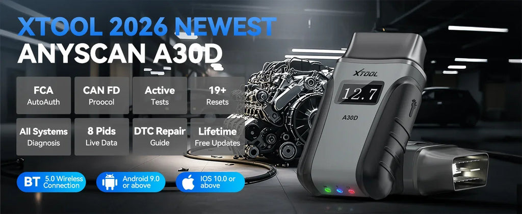 CowLost | xtool-anyscan-a30d-car-diagnostic-tools-bi-directional-obd2-scanner-a30d-v2-0-can-fd-fca-19-services |2