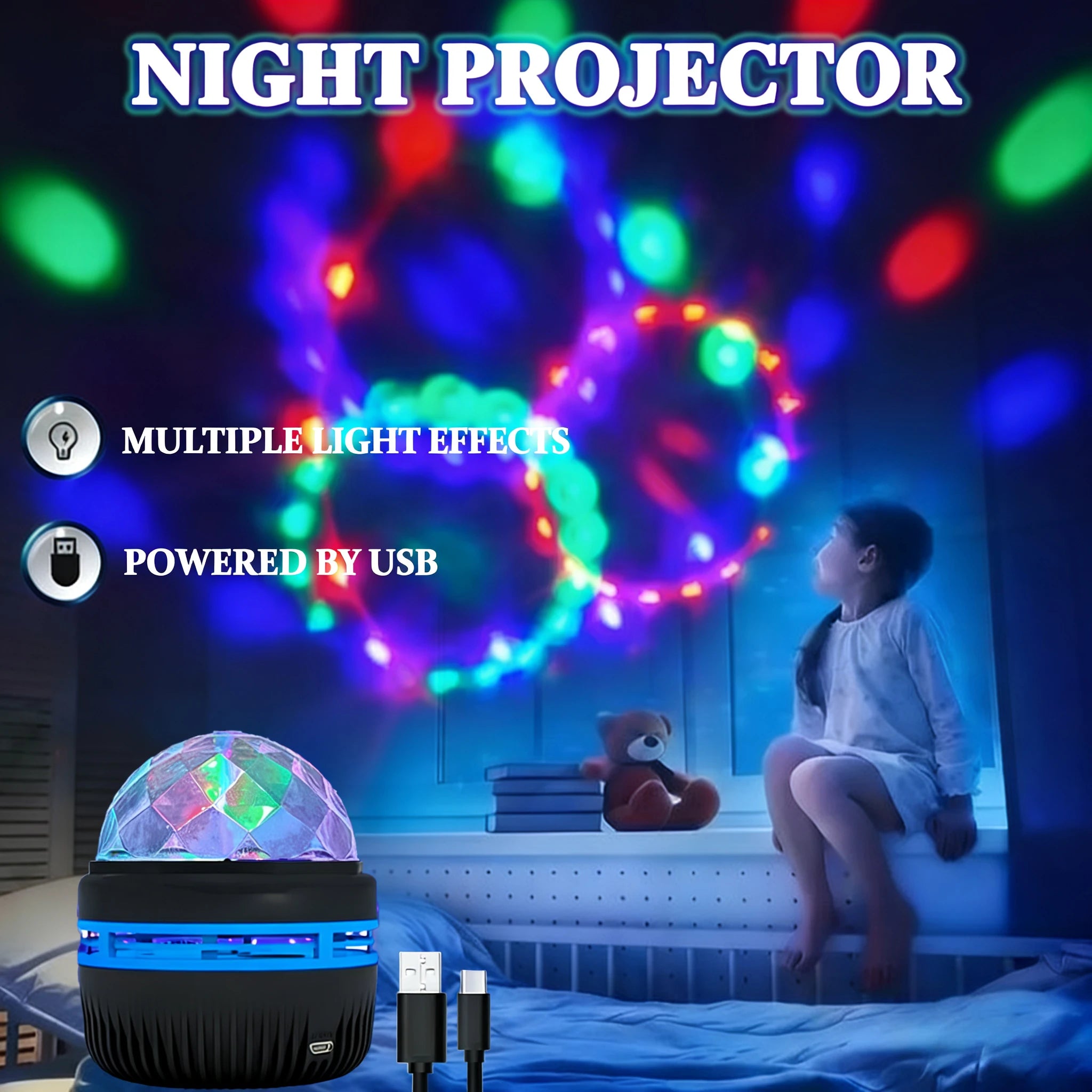 CowLost | night-lights-ambient-lighting-product_id-usb-rechargeable-led-starry-sky-aurora-projector-lamp-for-bedroom-party-decor |12