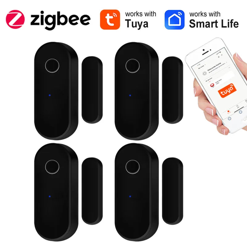 CowLost | zigbee-door-window-sensor-tuya-smart-life-app-remote-control-home-security-detector-anti-theft-alarm |18